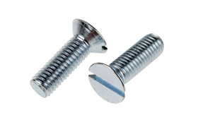 Śruby maszynowe M3.5 łeb z łbem stożkowym Stalowe długość 12.0mm skok 0.60mm