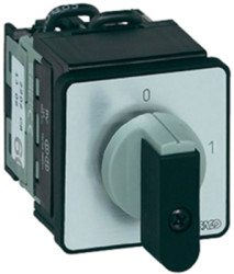 Cam switch, rotary actuator, 2 pole, 16 A, (L x W x H) 61 x 40 x 42 mm, front mounting, NB02AX80