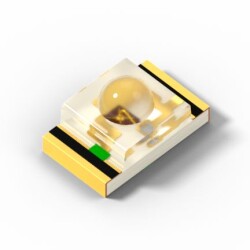 LED, Powierzchnia, Czerwony, 2-pinowy, 1.75 V SMD, 40 °, Kingbright KPTD-2012LVSURCK, KPTD-2012