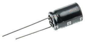 Kondensator 330μF 35V dc Radialny, Otwór przelotowy Panasonic roztaw: 5mm 10 (Dia.) x 16mm
