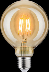 28400 LED filament bulb 1879 E27, 6.5 W, 400 lm, 1700 K