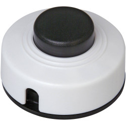 Kopp 191801088 Foot switch with Strain Relief Black/White 2A 1 piece