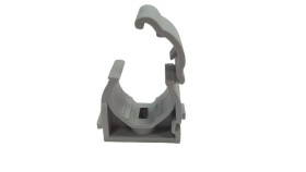 Uchwyt zamknięty do rur 18mm szary UZ 18 68426 /100szt./