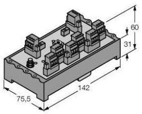 Moduł dystrybutora Turck JRBS-40-6R/EX 6611457 1 szt.