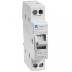 Przełącznik wyboru zasilania Sieć-Agregat 1-0-2 40A instalacyjny 1-modułowy SPAMEL