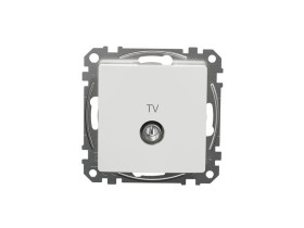 SEDNA DESIGN & ELEMENTS Gniazdo antenowe TV przelotowe (10dB) białe SDD111478 SCHNEIDER ELECTRIC