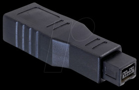 65154 Adaptor FireWire 9 Pin plug > 6 Pin jack