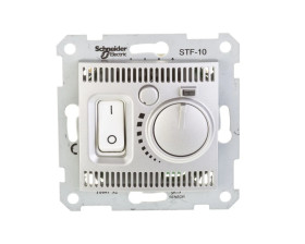 Sedna Regulator temperatury podtynkowy aluminium SDN6000360