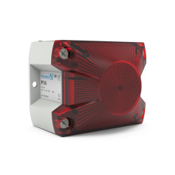 Sygnalizator 12 → 48 V DC Migający, Ciągły Czerwony Montaż panelowy LED