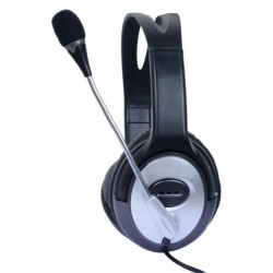 Słuchawki Komputerowe Stereo z Mikrofonem 3.5mm Zamknięte