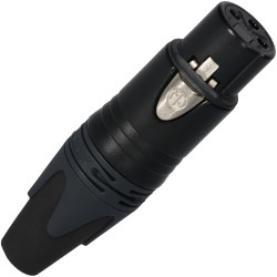 Neutrik NC3FXX-B 3-Pole XLR Cable Socket (Black)