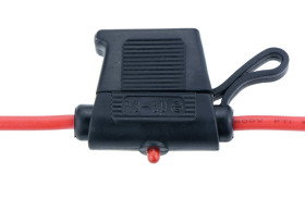 Red LED Automotive Mini Blade Inline Fuseholder 20A R3-60