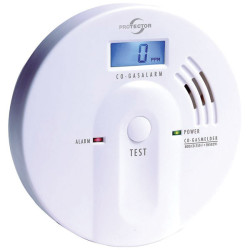 Protector CO-300F Carbon Monoxide Detector Battery-Powered, EN 50291 Certified
