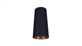 Abażur Do Lampy Podłogowej Petit B Black/Gold 8338