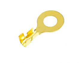 Konektor oczkowy M4 złoty (10szt)