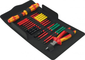 Kraftform Kompakt VDE 17 extra slim 2 Tool Finder, 17 części, WERA 05006610001