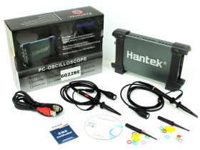 Hantek6022BE oscyloskop cyfrowy 2x20MHz USB PC