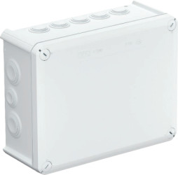Cable junction box, 225 x 173 x 86 mm, no. of entries: 16, 25 mm², pure white, IP66, 2007554