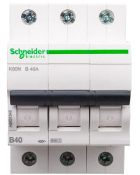 Wyłącznik nadprądowy 3P B 40A 6kA AC K60N Acti9 A9K01340