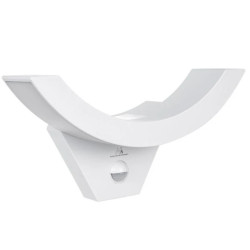 Lampa LED z czujnikiem ruchu na podczerwień MCE290 W 800lm 10W IP54 Maclean kolor biały