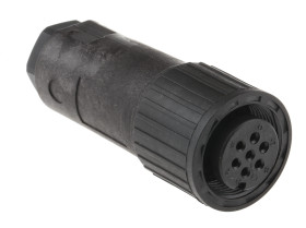 Złącze 7-pinowe Żeński Hirschmann Żeński Montaż na kablu MIL-DTL-5015 rozmiar 14