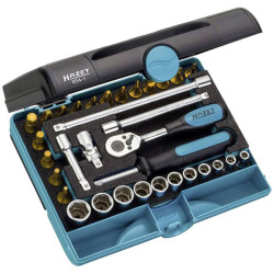 Hazet 854-1 Bit Set Metric 1/4&quot; 33-Piece Versatile Accurate Durable