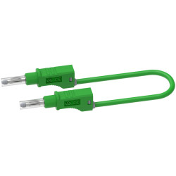 Electro PJP 2217/600V-CD1-50V Test Lead 0.50m Green Jack Plug Retract Loops