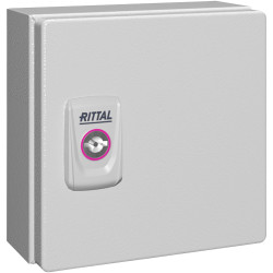 Rittal 1551000 KX Wall-Mount Enclosure Steel Grey-White RAL7035 1pc