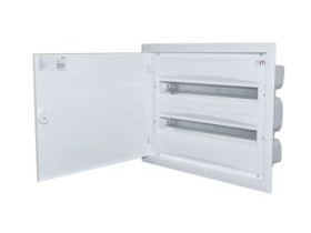 Rozdzielnica podtynkowa 48 modułowa 2x24M drzwi metal IP40 ERP24-2 001101293 ETI