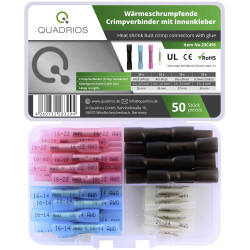 Quadrios 23C495 Butt Joint 50 pcs 0.3-4 mm&#xB2; Waterproof Crimp Connectors