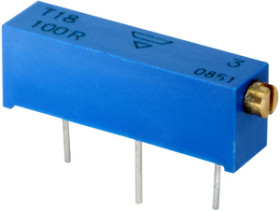 T18 3/4" Rectangular Multi-Turn Cermet Trimmer