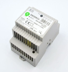 DIN30W24 zasilacz impulsowy na szynę DIN 24V / 1,25A / 30W