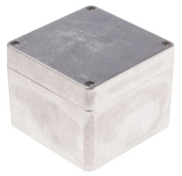 Obudowa Srebrny IP66 Neopren, 100 x 100 x 81mm, RS PRO