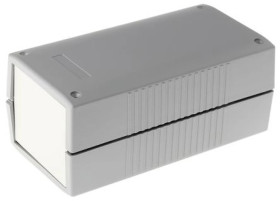 Obudowa urządzeń elektronicznych IP54, ABS, Szary, 190 x 100 x 80mm, RS PRO
