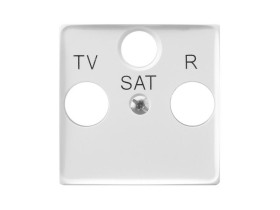 ARIA Pokrywa gniazda RTV-SAT końcowe biały PGPA-US/00 OSPEL