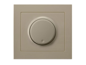 KIER Ściemniacz uniwersalny + LED funkcja wyłącznika czasowy i "time to bed" beżowy ŁP-8WL2/01 OSPEL