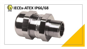Dławnica Kablowa Exd/E Iecex-Atex M20x1,5 Mosiężna 5,5-8Mm Ip66/68 840.012.0...