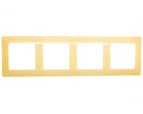 VALENA LIFE Ramka poczwórna limonkowa 754084