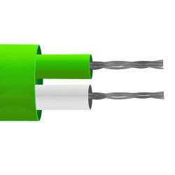 Kabel/przewód termopary K dł. 100m 7/0,2mm -40 → +200°C Guma silikonowa 2-żyłowy Nieekranowany