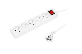 PRZEDŁUŻACZ 5 GNIAZD 1.5m +0 + WYŁ