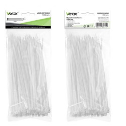 Opaski zaciskowe 2,5mm / 150mm białe 100 szt. VOZ-25150W Vayox