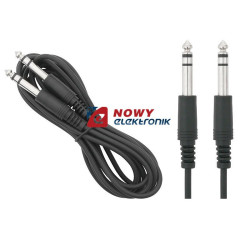 Kabel jack 6,3 stereo wt.-wt. 2m