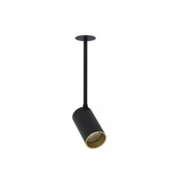 Lampa wpuszczana MONO SURFACE LONG S BLACK/GOLD 7680 Nowodvorski