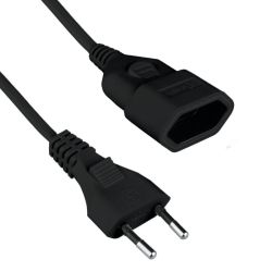 Przedłużacz elektryczny 1,5m/1gn czarny / PPS116 dpm