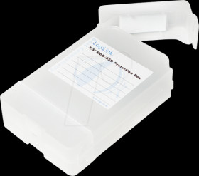 UA0277 HDD protection box for 2x 2.5" HDDs, transparent