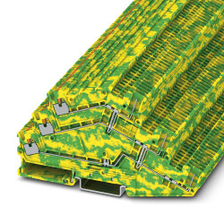 Listwa zaciskowa uziemienia Phoenix Contact 14 → 26AWGWciskane PTS 1.5/S-3PE/3P 15A