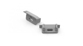 Zaślepka do profilu aluminiowego 10mm wpuszczanego srebrna 20szt