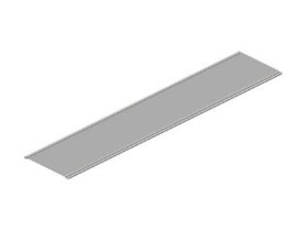 Pokrywa korytka PKR100/3 grubość blachy 0,5mm 100410 BAKS