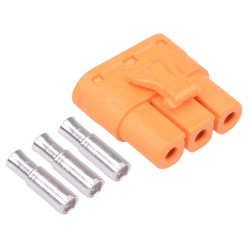 LCC30-F Female 3-Pin Silver Plated Connector 20A AMASS