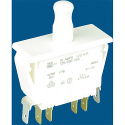 ZF F79-66A Panelswitch, Basic Momentary, Q.C. Terminal 4,8 x 0,5mm